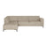 by fonQ Loft Hoekbank Links - Chenille - Greige
