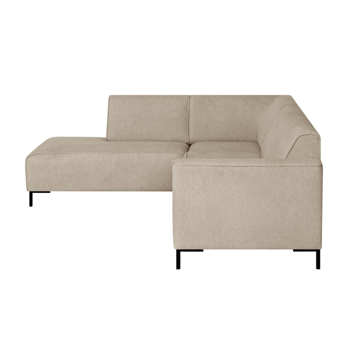 by fonQ Loft Hoekbank Links - Chenille - Greige