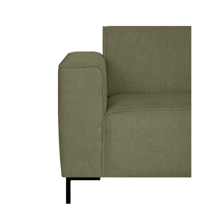 by fonQ Loft Hoekbank Rechts - Chenille - Groen