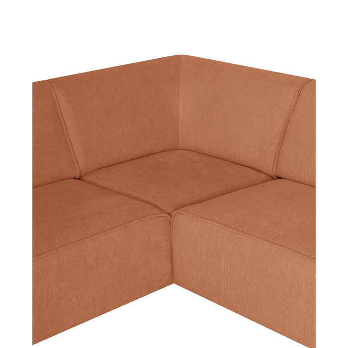 by fonQ Loft Hoekbank Rechts - Chenille - Roest