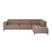 by fonQ Loft Hoekbank Rechts - Chenille Melange - Blush