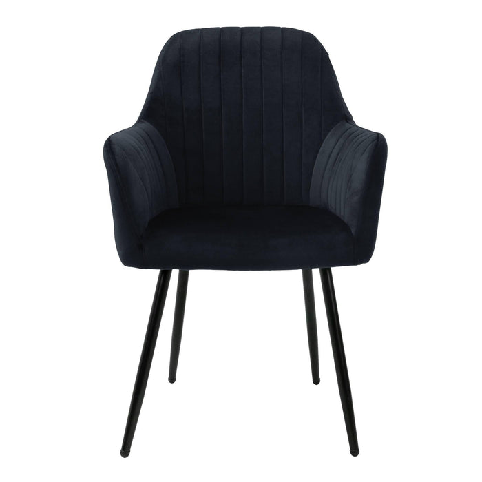 ML-Design Eetkamerstoel Perrin velvet set van 6