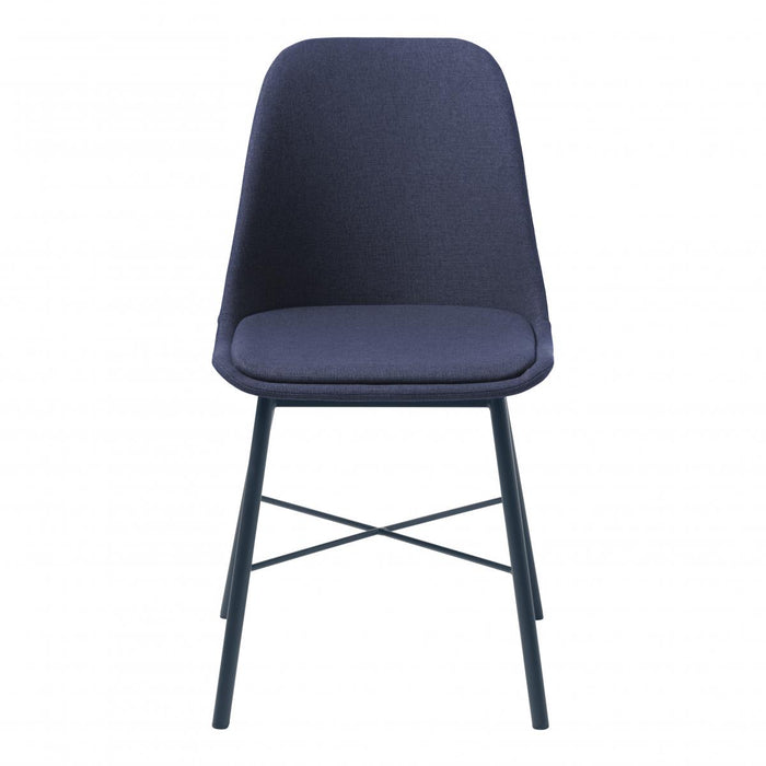Nordic Home Rosie eetkamerstoel stof - blauw