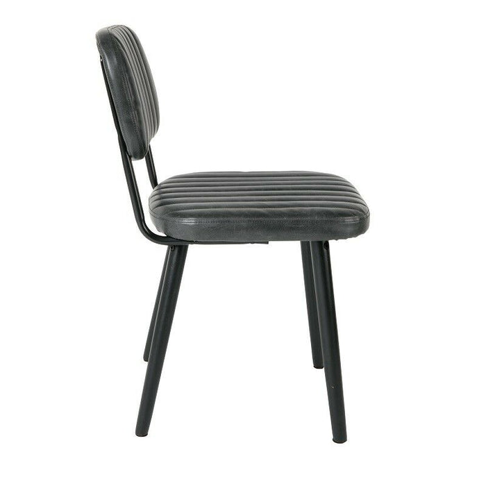 Puur - Vinnes eetkamerstoel PU leer zwart