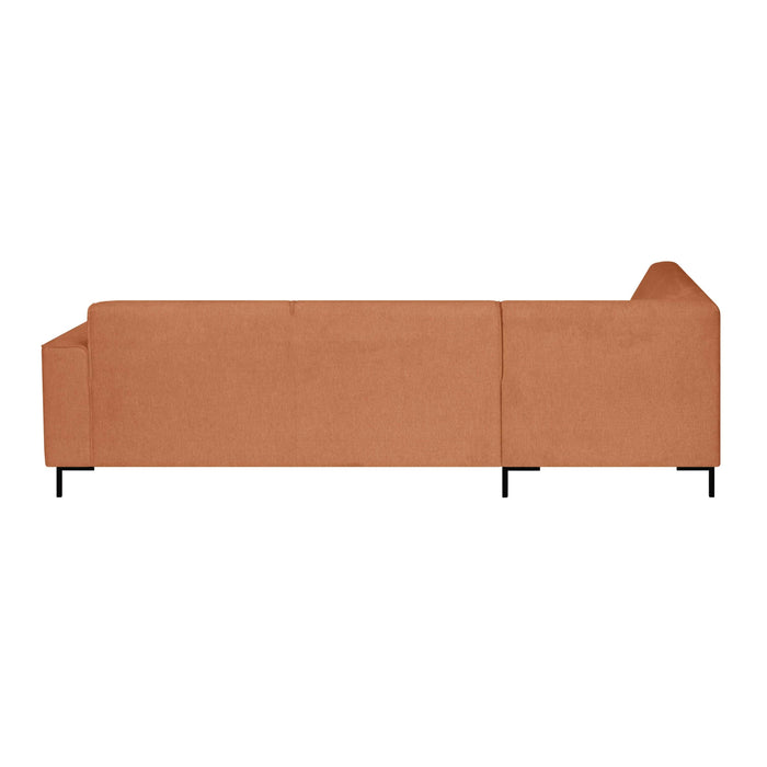 by fonQ Loft Hoekbank Links - Chenille - Roest