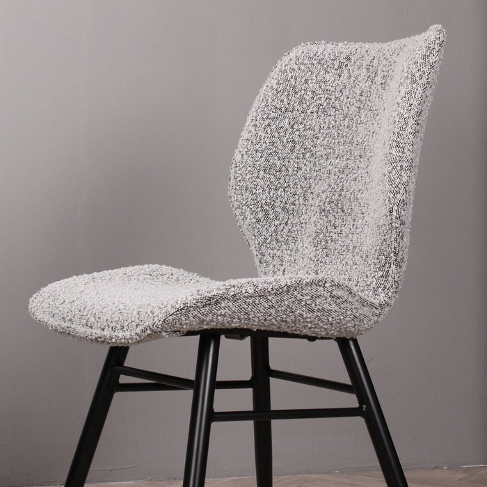 DS4U - Tony eetkamerstoel boucle - grijs