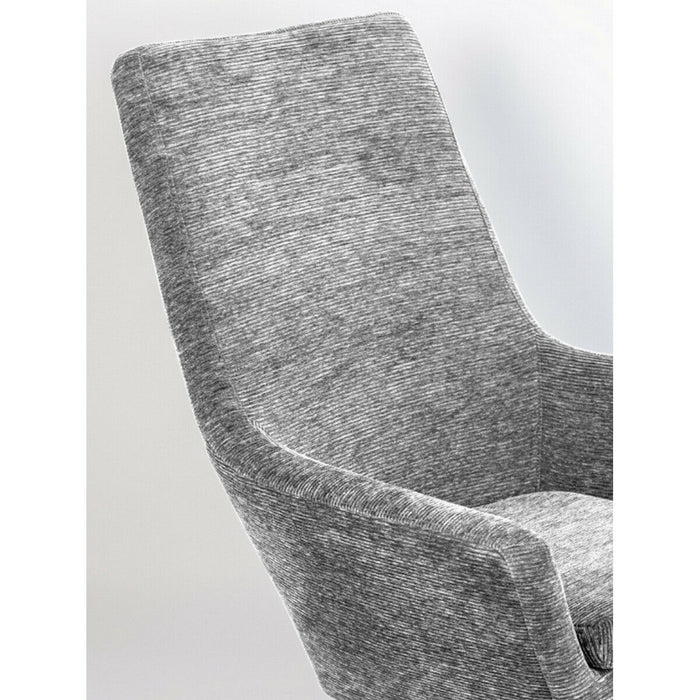 Puur Vogar fauteuil ribstof grijs