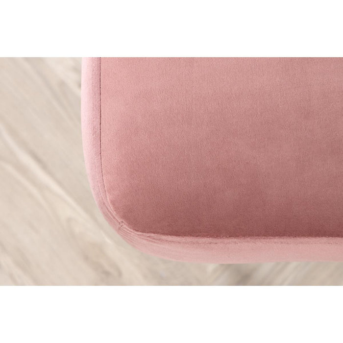Svea - Tess hocker - velvet - roze