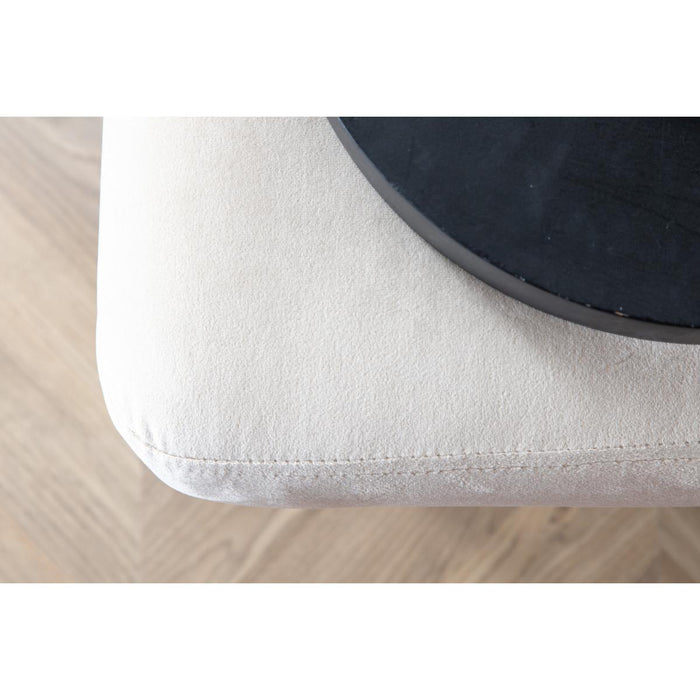 Svea - Tess hocker - velvet - beige