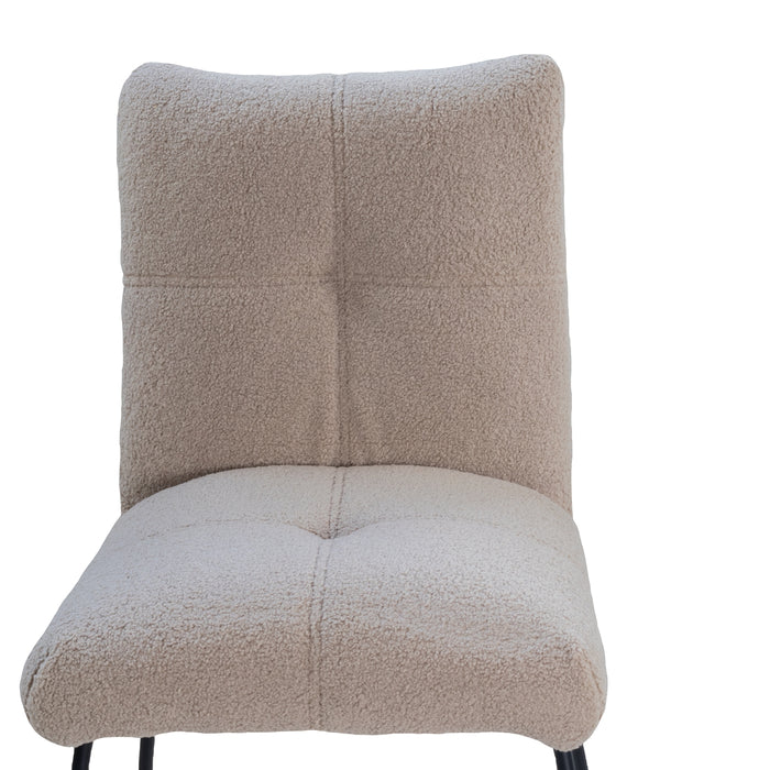 Giga Meubel - Eetkamerstoel Teddy Taupe - Stoel Felice