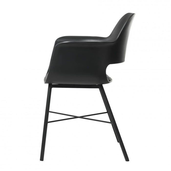 Nordic Home Rosie armstoel - zwart