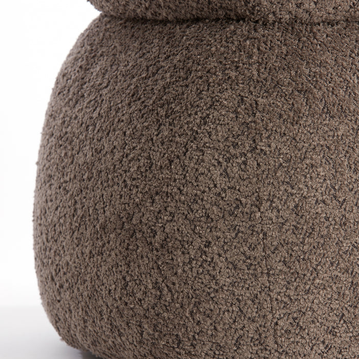Light & Living Light&living Poef Ø40x46 cm LEYLA bruin