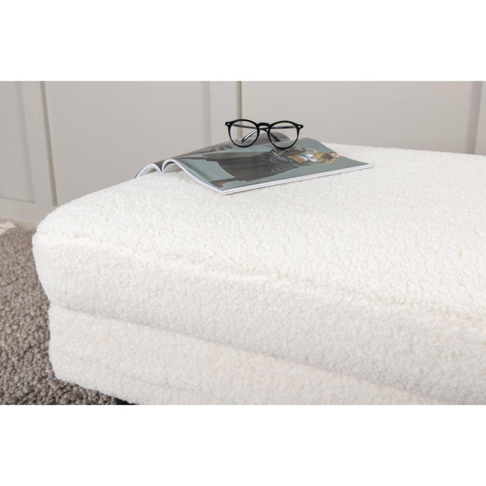 Svea - Kira hocker - teddy - wit