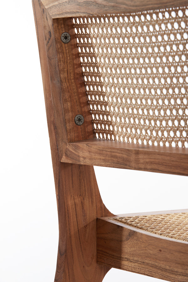 Light & Living - Stoel MELAKY - 52.5x49x77.5cm - Bruin