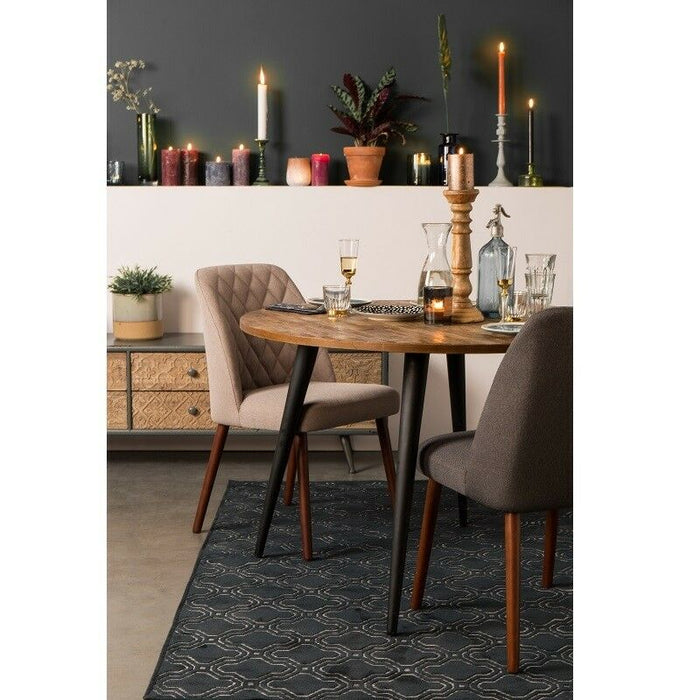 Puur - Nolby eetkamerstoel stof donkergrijs