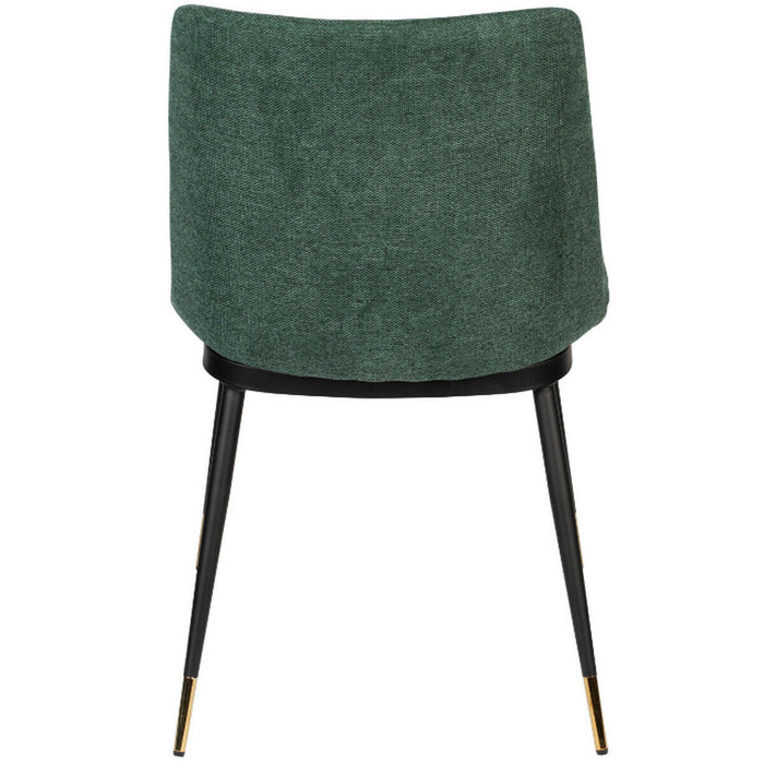 Puur - Larvik eetkamerstoel stof donkergroen