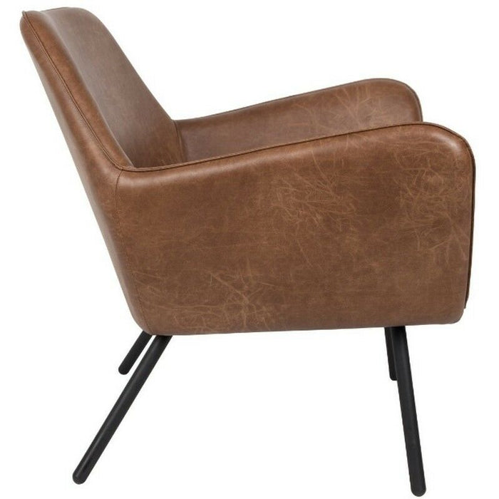 Puur - Berg fauteuil PU-leer bruin