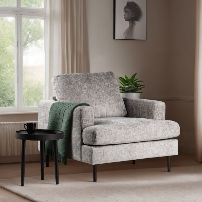 Vurna - Keenan fauteuil stof - champagne