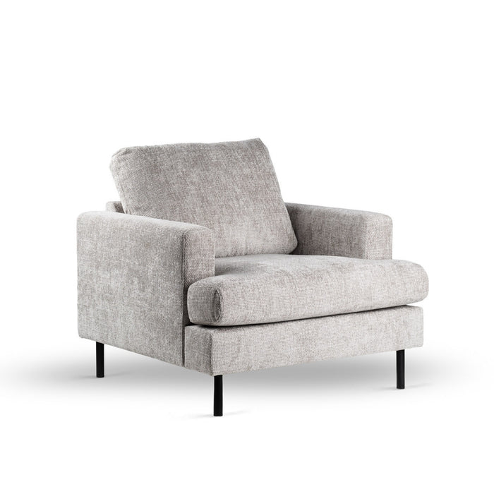 Vurna - Keenan fauteuil stof - champagne