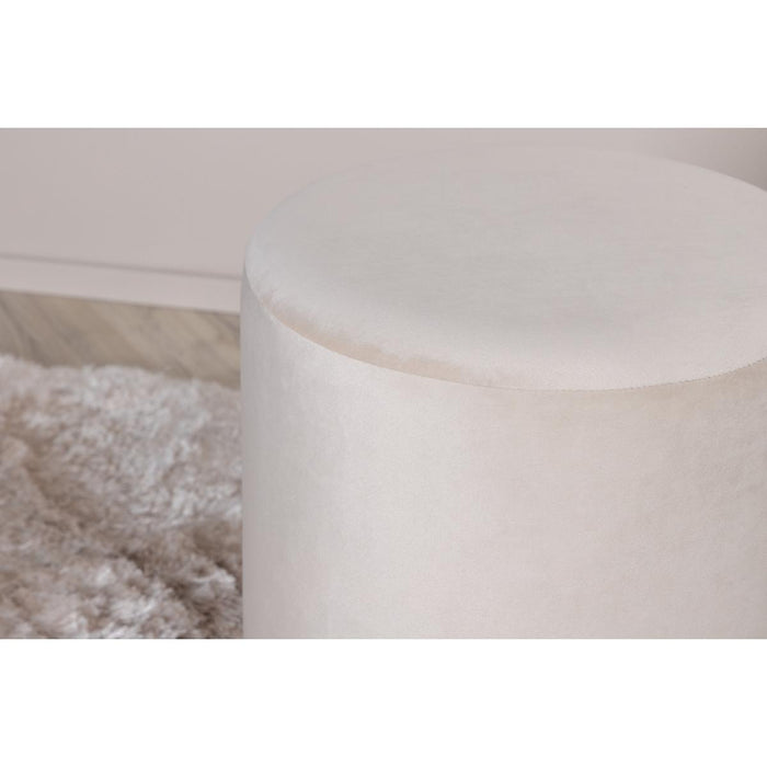 Svea - Cleo poef - velvet - beige