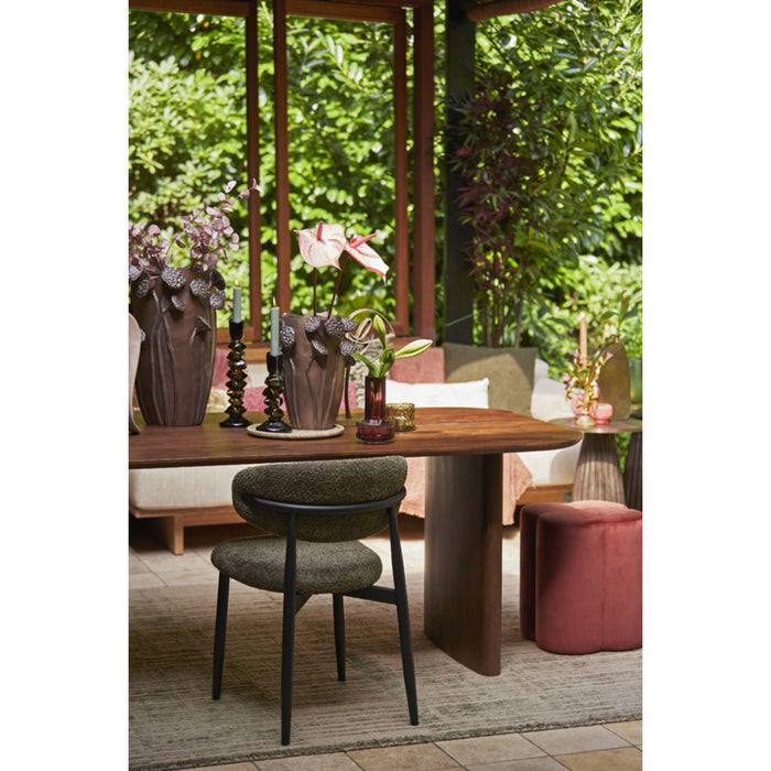 Light & Living - Eniola eetkamerstoel - groen+zwart