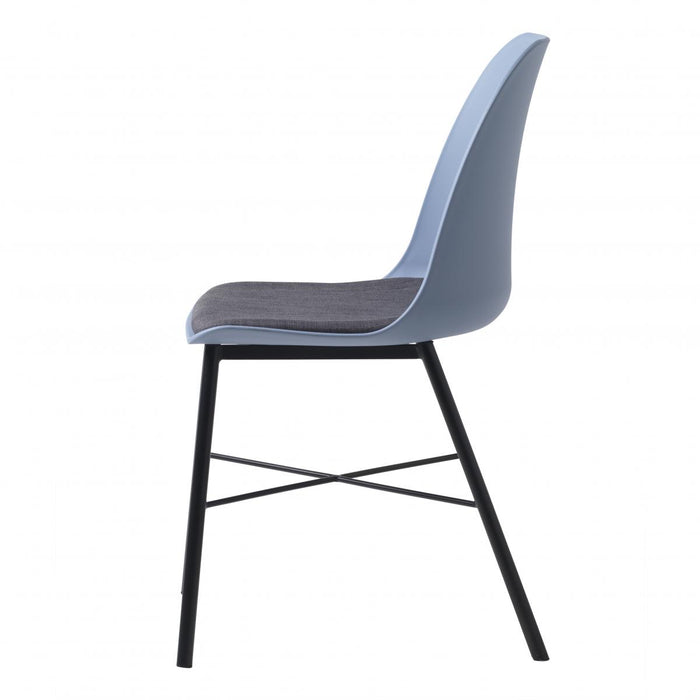 Nordic Home Rosie eetkamerstoel - blauw