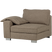 vtwonen Lazy 1-Zits Element met arm links - Bouclé - Zand