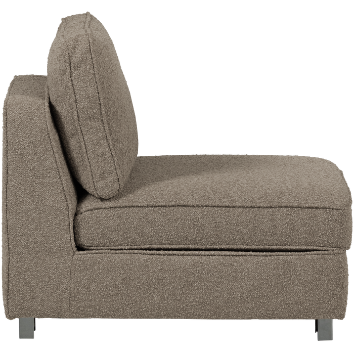 vtwonen Lazy 1-Zits Element - Bouclé - Zand