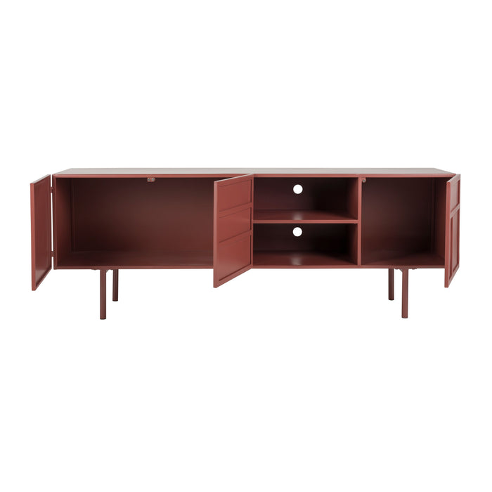 Housecraft Living Davis Dressoir Metaal Bruin| Rood