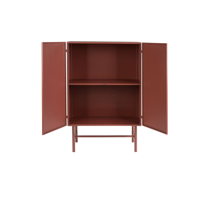 Housecraft Living Davis Kast Metaal Bruin| Rood