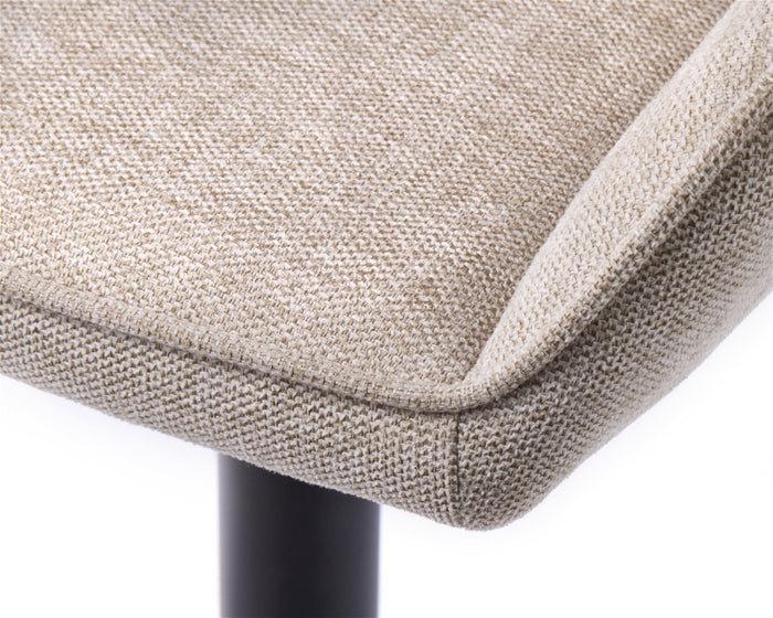 Giga Living - Eetkamerstoel Zandkleur - Nolan Stribe - Set van 2