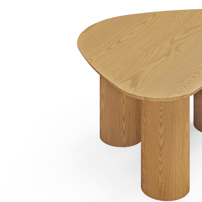 Licht houten salontafel 80cm