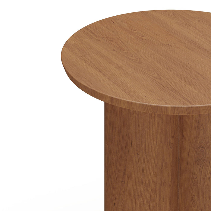 Salontafel van notenhout met een blad van 45 cm