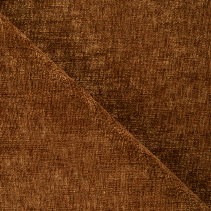 Rechthoekige slaapbank met 5 zitplaatsen in bruin structuurfluweel