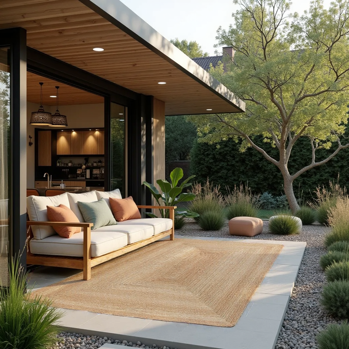 Mrcarpet Jute Buitenkleed Outdoor Breeze Naturel 140 x 200cm