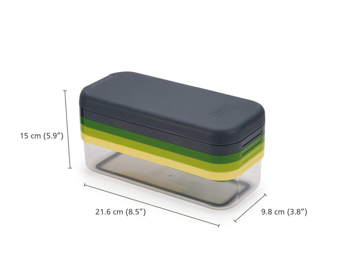 Joseph Joseph - Multi-Prep Compact Mandoline met Opvangbak 6-Delig