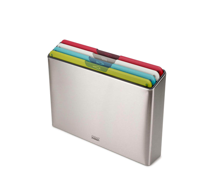 Joseph Joseph - Folio Icon 4 Snijplanken in Stalen Houder