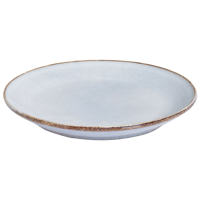 Beliani - JUNIPER - Bijzetborden set van 8 - Lichtblauw - Steengoed