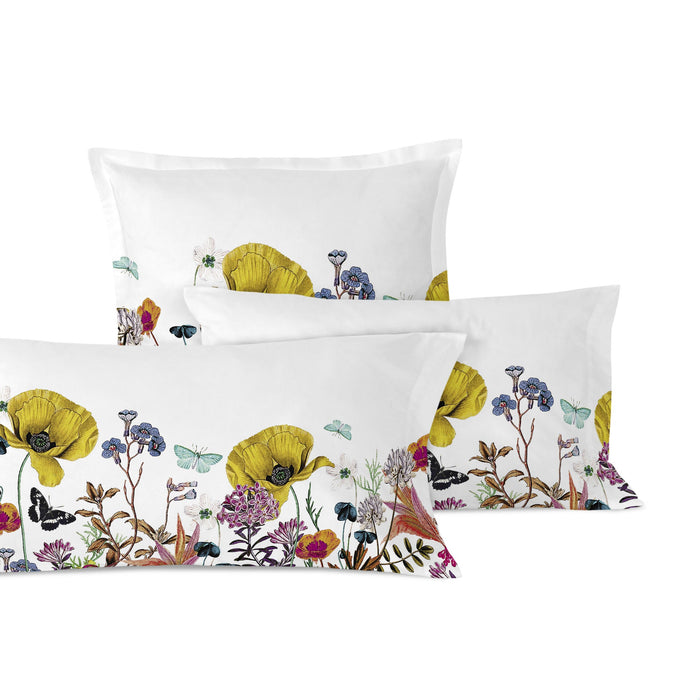 Birds of paradise Kussensloop Happyfriday, Veelkleurig, 100% katoen, de kwaliteit van 150 TC