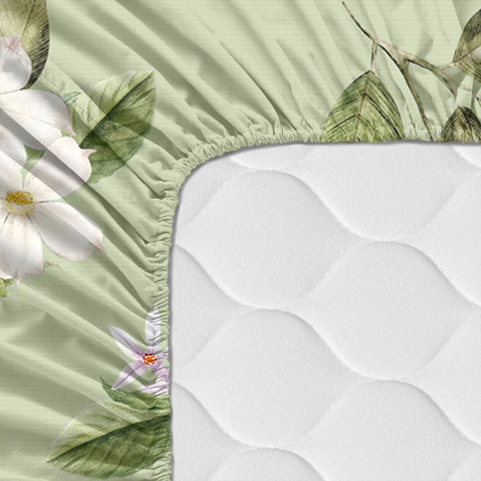 Azahara Hoeslaken 105x200 cm Happyfriday, Veelkleurig, 100% katoen, de kwaliteit van 200 TC