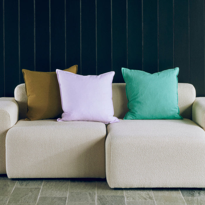 HAY Linen Kussenhoes 50 x 50 - Emerald Green