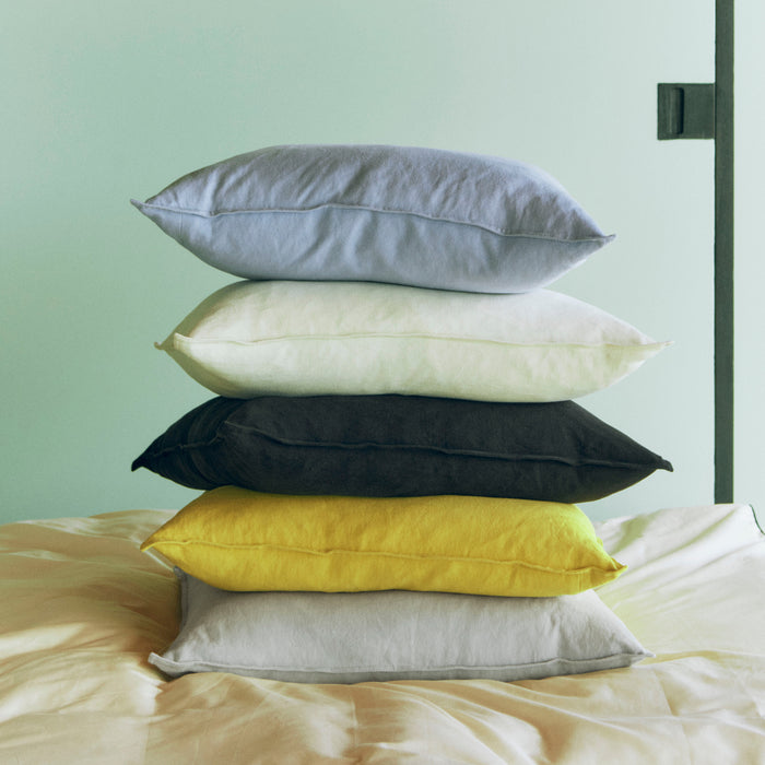 HAY Linen Kussenhoes 60 x 60 - Lemon Yellow