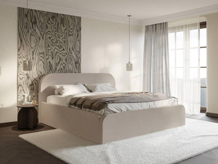 NADUVI Collection Bedframe Carina 140 x 200 fluweel