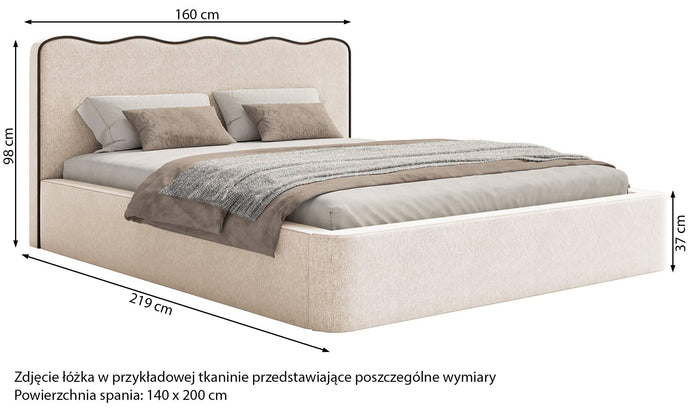 NADUVI Collection Bedframe Sova 140 x 200