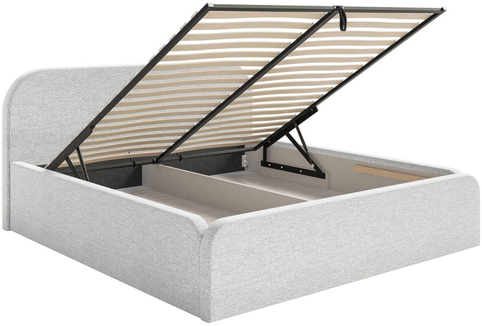 NADUVI Collection Bedframe Carina 160 x 200 met opbergvak chenille