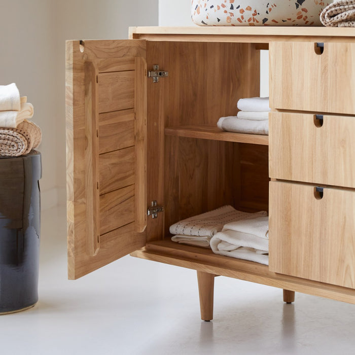 Tikamoon - Opbergmeubel in teakhout 145 Jonàk