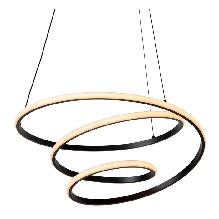 Lucide ESPIRAL Hanglamp - Zwart