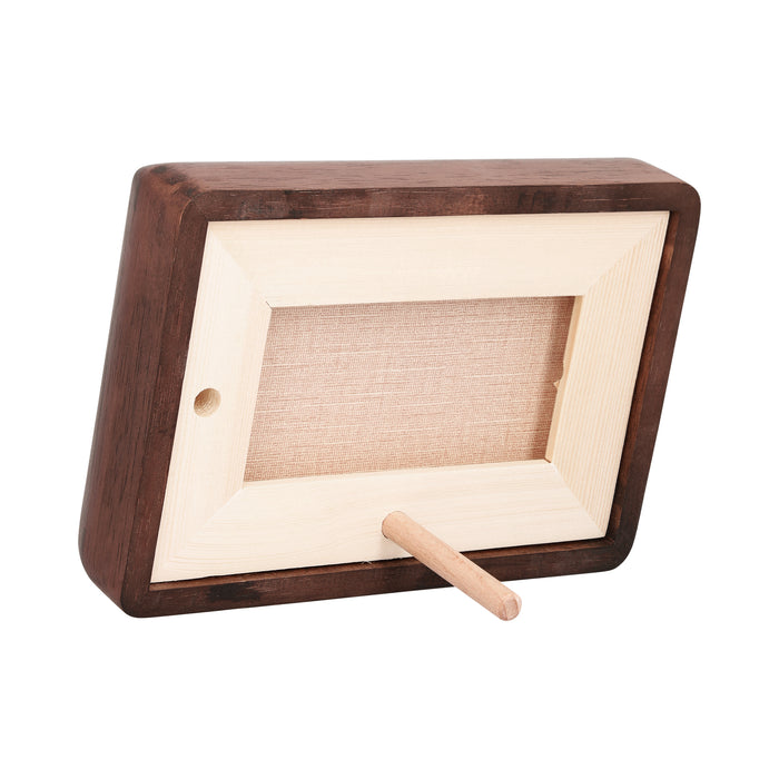 ACAZA Fotolijst - Fotokader - Fotolijst 10x15 - Matoa Hout - Walnoot Kleur - Fotolijsten - Fotolijstje