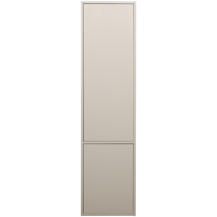 WOOOD Meggy Smalle Opbergkast - Grenen hout - Dust |Grijs - 215x55x40