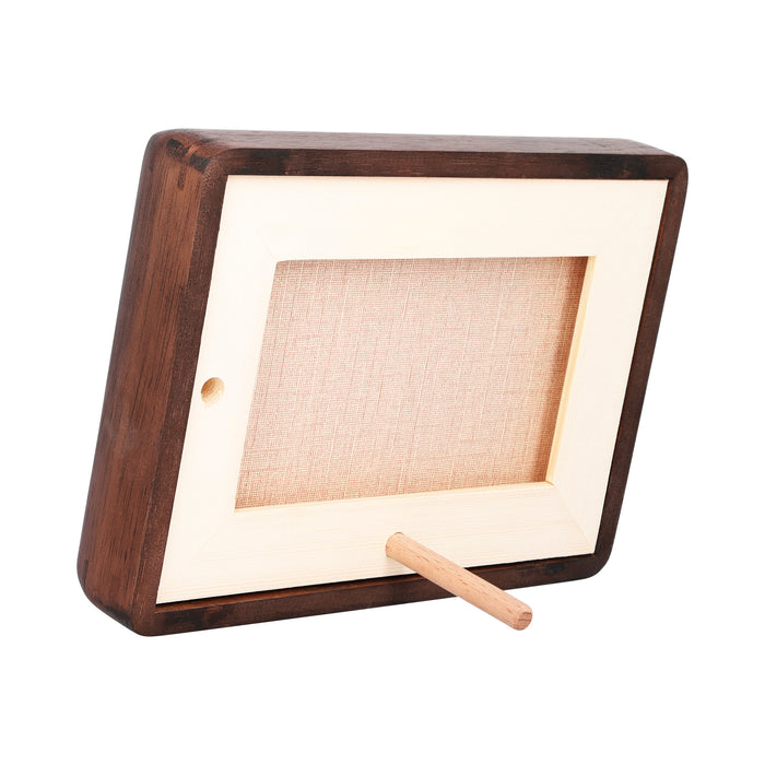 ACAZA Fotolijst - Fotokader - Fotolijst 13x18 - Matoa Hout - Walnoot Kleur - Fotolijsten - Fotolijstje